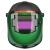 定制定制焊工面罩电焊防护罩烧焊帽子自动变光全脸轻便头戴式氩弧 草绿色