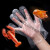 级一次性手套透明手套防水手套薄膜加厚餐饮家务环保手套 3包300只
