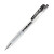 现代美（XDn） AK88学霸蝴蝶自勉笔按动式0.5mmST笔头黑笔学生用按动0.5黑色水笔刷题笔 黑色 12支/盒
