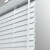 卡宝兰 铝合金折叠百叶窗帘办公室遮阳卷帘手动升降 免打孔款 1平方米藏青色JH602厚（0.16mm）铝轨拉珠定制