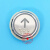 西奥电梯按钮 KD320C富士按钮KA04B 圆形不锈钢盲文DC24V 通用 数字键(蓝光 盲文)