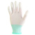 Golmud 涂指手套防护手套工地工人作业手套劳保手套（12双）ST507 白色