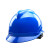 德威狮V型安全帽男工地领导新国标ABS建筑夏季透气电力绝缘定制头盔 蓝色V款旋钮式帽衬