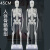 钢骑士 85cm人体骨骼模型 全身骨架人体模型小骷髅教学模型脊椎模型 85CM立式骨骼绿胸骨 