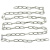 赫思迪格 304不锈钢防盗链锁链长环链条 金属铁链链条 直径4mm长5m 