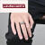 LAURA CANTU嘻哈男潮维京文字卢恩符文钛钢戒指单身食指个性指环手饰 钢色13号