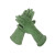丁基尼龙衬里橡胶耐酸碱手套-绿色副