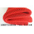 防滑地垫PVC塑料地毯大面积卫生间浴室S型厕所厨房镂空防水防滑垫 红色 16米宽*5米长[45mm中厚]