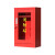 坚冠 消防柜 微型消防站消防器材工具放置柜展示柜 消防箱应急柜工地商场商用年检消防验收0.8*0.5*0.25米