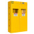 防爆安全柜煤气罐柜乙炔氧气液化气体双瓶实验室钢瓶储存箱 黄色双瓶无报警