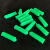 绿色膨胀管塑料螺丝胶塞墙塞涨塞6MM胀塞胶粒 6毫米1000个带螺钉