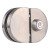 稳斯坦 304不锈钢玻璃门门锁 推拉门免开孔双开插锁 单边玻璃双面锁-外钥内拧 W530