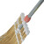 欧杜（oudu） FW-1001清洁大扫把物业小区马路园林扫帚定制 葵骨长尾扫把螺纹款