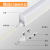 嘉迪斯一体化LED灯管T5T6T8方形支架灯拼接串联条形灯PC全塑2040W 暖黄 T5/T6一体化0.9米13W 嘉迪