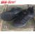 3515强人超轻防滑黑色胶鞋网面透气系带减震跑鞋 黑色(3515标) 标准运动鞋码 44(270)