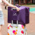 创京懿选拉杆箱上放的旅行包 行李箱包袋可套大号旅行收纳整理袋被子收纳 紫色 中号48*38*24cm