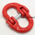 链条连接器起重工具双环扣H型x型蝴蝶扣吊索具G80连接环卡扣 玫红色15吨蝴蝶扣
