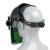 澳颜莱可更换电池电焊面罩自动变光防烤脸防护焊工专用头戴式可调节暗度 面罩一套(送牛皮手套)