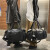 蔻宝丽短途旅行包男手提行李包大容量出差旅行袋子运动健身包斜挎包潮牌 海鸥挂件+LH5徽章 大
