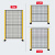 新特丽 机器人围栏 隔离护栏防护栏 工厂车间仓库机械设备无缝隔离网安全护栏网加粗围挡 专用1.8米立柱