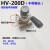 适用HV-200D/B手转阀 气源切换转换阀 气缸控制器开关HV-02/03/04 HV-02+3个8mm气管接头+1个