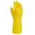 鸣固 加厚牛筋清洁手套 环卫清洁手套防滑耐磨乳胶手套 保洁洗车手套均码 1双