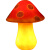动真格（DongZhenGe）仿真发光蝴蝶摆件麋鹿草坪雕塑火烈鸟户外动物造型灯亮化装饰蘑菇 发光蘑菇B款