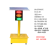 太阳能红绿灯交通信号灯 可升降移动信号灯 学校十字路口临时红绿 200-12-60型推车款