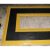 耐用型地垫地垫防滑地垫脚垫 黑色带黄边 60010000*20mm