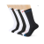 斐乐（FILA） 斐乐男子 运动中腰袜 套装春季新款6双装组合 中长袜子 经典logo 黑色 均码
