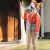 狮奥利兴音乐节装备雨衣透明隐形女成人徒步学生长款全身男骑行电动电瓶车 透明带书包位 M