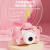 浮造儿童相机迷你新款可拍照可打印女童3~8岁玩具宝宝生日礼物照相机 单摄4800万-粉色16G卡+礼袋