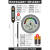 科麦斯（KEMAISI）水温计食品温度计探针式高精度厨房用烘焙测水温油温奶瓶婴儿洗澡 德式精工黑色款食品温度计+圆形