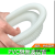 定制适用PVC塑料波纹管穿线软管电线电工绝缘PE塑料套管蛇皮管 加厚白-外径16内径12/100米