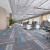 办公室地毯拼接方块卧室酒店工程商用台球厅防火阻燃加厚地垫耐磨 蓝条 加强沥青底(10平方)