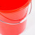 富都华创 17升-红色有盖 厚塑料手提水桶红色大小胶桶耐摔洗澡桶洗车洗衣服拖地 FDHC-ST-14