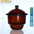 适用实验室棕色玻璃真空干燥器干燥皿防潮罐ml2102F2402F3002F350 管6*12mm