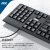 AOC键鼠套装 有线键盘鼠标 商务办公 笔记本电脑台式外接键盘 USB键盘 KM151 键鼠套装 黑色