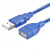 益德胜 USB延长线 USB2.0公对母延长线1.5米蓝色键盘鼠标打印机连接线2.0数据传输线