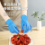 食品级耐用型一次性手套家务用厨房餐饮清洁洗碗防水橡胶乳胶 E700耐用型白色12寸(50只) L