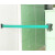 挂壁式隔离带收银台壁挂式不锈钢伸缩头一固定2米3米5米警戒米线 紫色 2米紫带