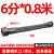 工业304不锈钢波纹管编织金属软管防爆高温高压蒸汽软管4分6分1寸 6分*0.8米