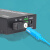 蓝博威 LB-FW140D 光纤收发器 1光4电百兆单模单纤光电转换器 SC接口20KM