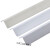 PVC免打孔护角条 护墙角保护条墙护角防撞条包阳角线 装饰护 45白色光面 0.8m