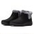 斯凯奇（Skechers）女鞋2024冬季新款黑色防滑一脚穿加绒短靴子中高帮雪地靴棉鞋 144660-BBK/加绒保暖 35