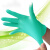 光明绿色芦荟无粉乳胶手套一次性丁腈橡胶实验加厚耐腐蚀酸碱无菌 绿色芦荟500双 20盒 XS