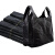 定制垃圾袋手提式加厚黑色厨房用学生实惠装中大号背心塑料袋 32*52加厚常用400只 加厚