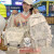 DISNEY2024新款高颜值书包女初中女生大容量高中小学生3-6年级双肩背包5 米白色(两件套)送围巾熊2个