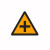 交通标志牌三角乡村道路警示牌左右急弯村庄慢让三叉路指示牌反光 慢字70三角厚度1.2mm
