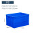 京顿JINGDUN 塑料周转箱仓库物流箱塑料箱中转箱转运箱货框周转筐 蓝色520*380*285mm